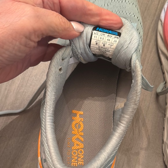 ***Price Drop***HOKA Teal and Orange Running Shoes - Picture 3 of 10